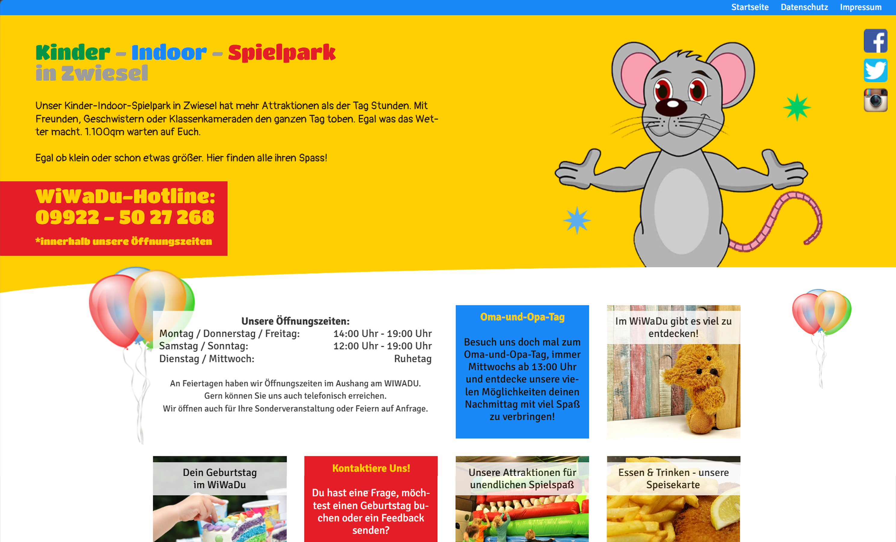 WiWaDu Homepage Vorher